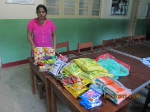 saravena home gets food